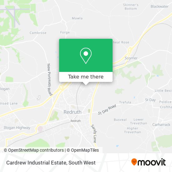 Cardrew Industrial Estate map