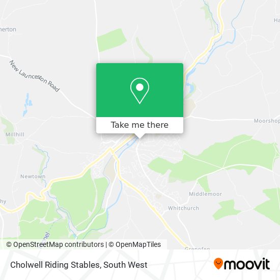 Cholwell Riding Stables map