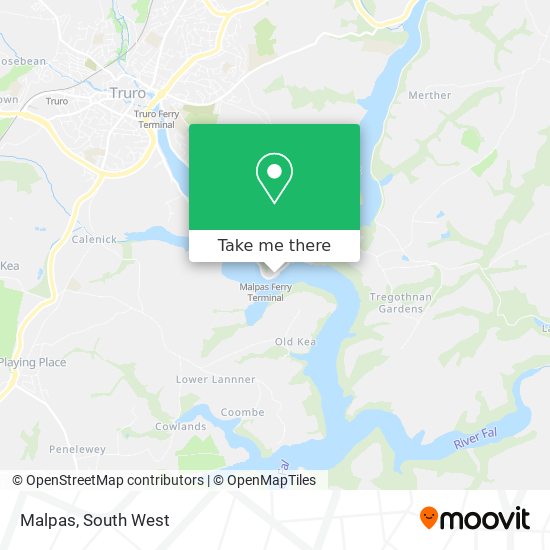 Malpas map