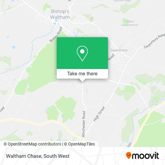 Waltham Chase map