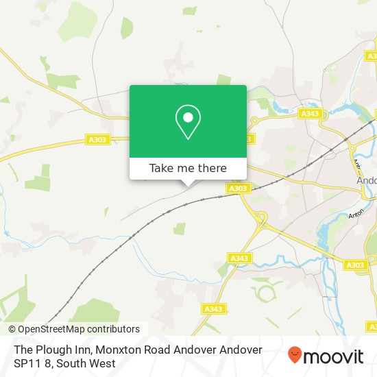 The Plough Inn, Monxton Road Andover Andover SP11 8 map