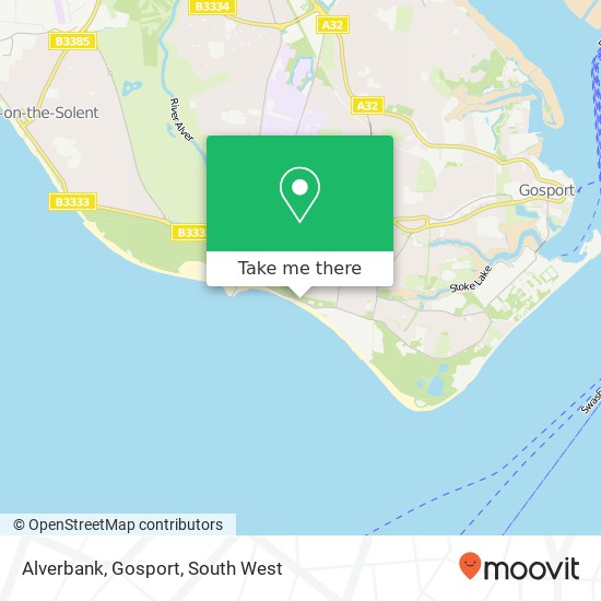 Alverbank, Gosport map