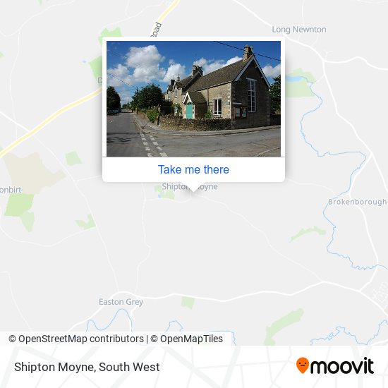 Shipton Moyne map