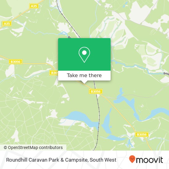 Roundhill Caravan Park & Campsite map