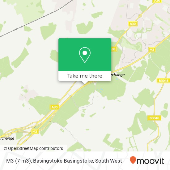 M3 (7 m3), Basingstoke Basingstoke map