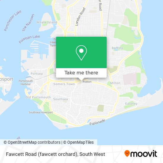 Fawcett Road (fawcett orchard) map