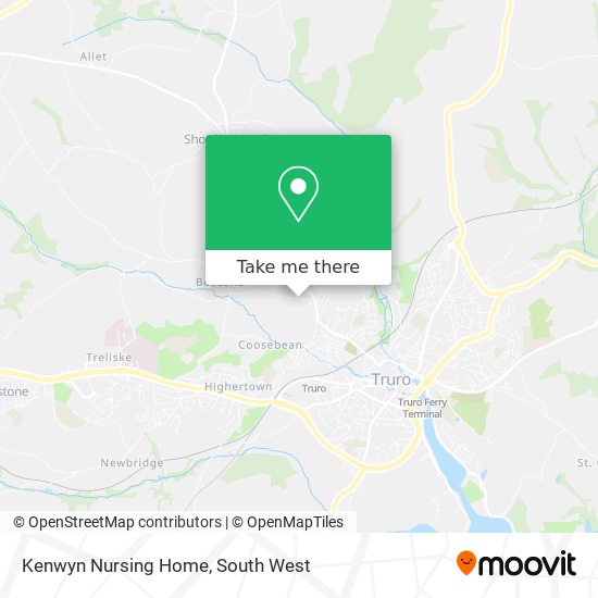 Kenwyn Nursing Home map