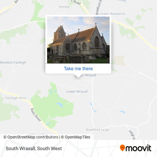 South Wraxall map