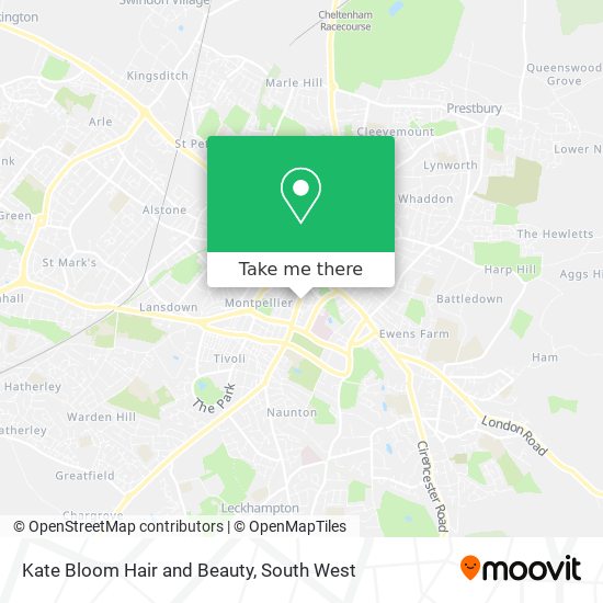Kate Bloom Hair and Beauty map