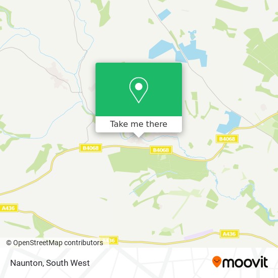 Naunton map