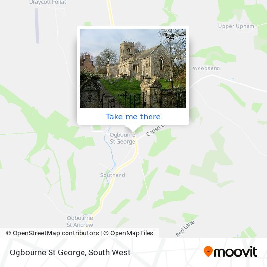 Ogbourne St George map