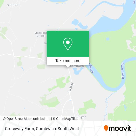 Crossway Farm, Combwich map