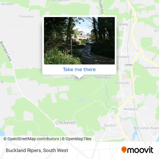 Buckland Ripers map