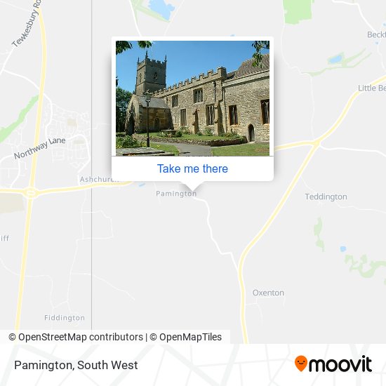 Pamington map