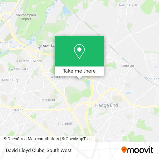 David Lloyd Clubs map