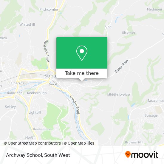 Archway School map