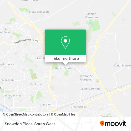 Snowdon Place map