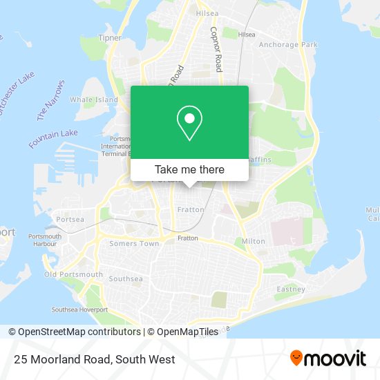 25 Moorland Road map