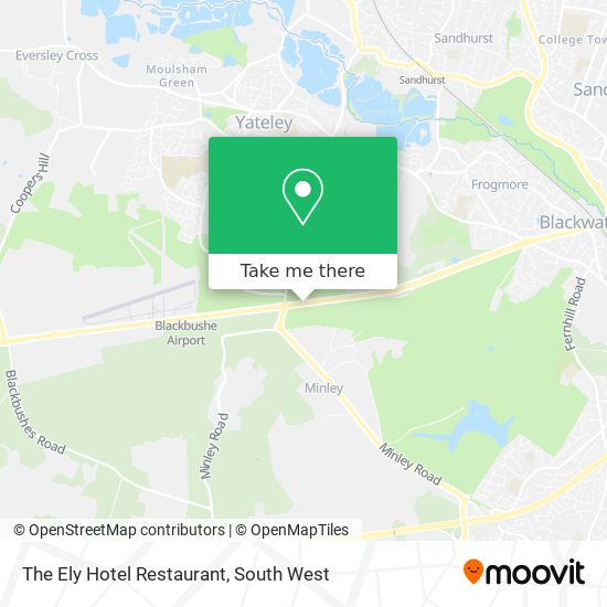 The Ely Hotel Restaurant map