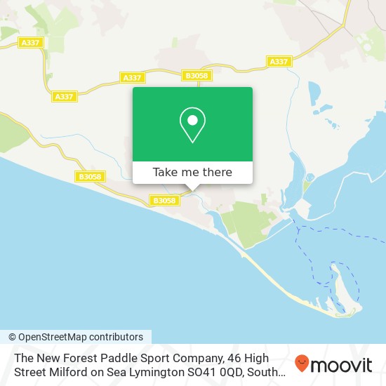 The New Forest Paddle Sport Company, 46 High Street Milford on Sea Lymington SO41 0QD map