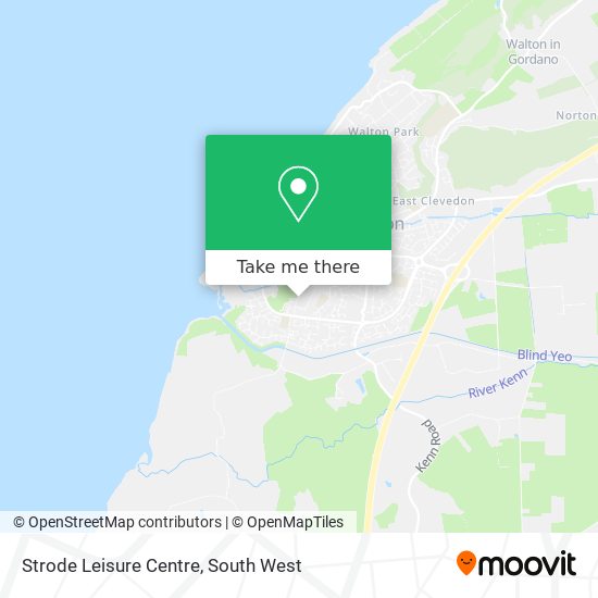 Strode Leisure Centre map