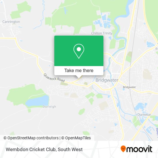 Wembdon Cricket Club map