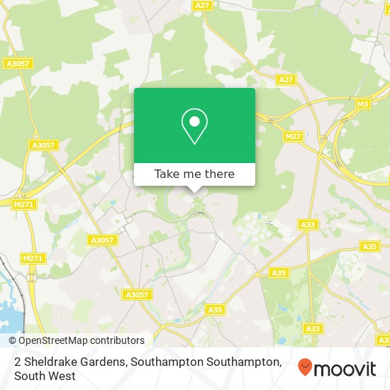 2 Sheldrake Gardens, Southampton Southampton map