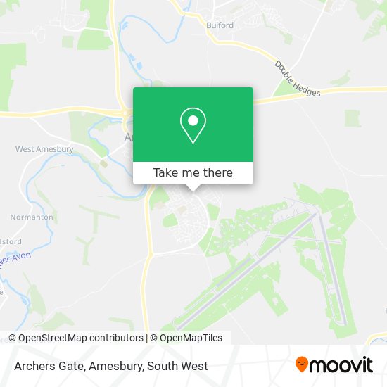 Archers Gate, Amesbury map