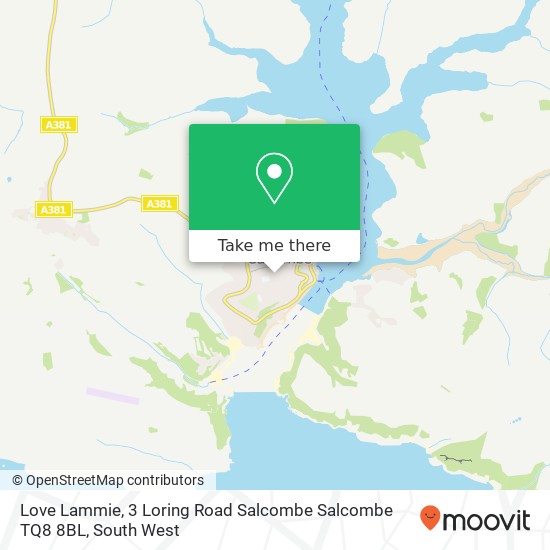 Love Lammie, 3 Loring Road Salcombe Salcombe TQ8 8BL map