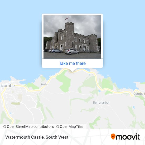 Watermouth Castle map