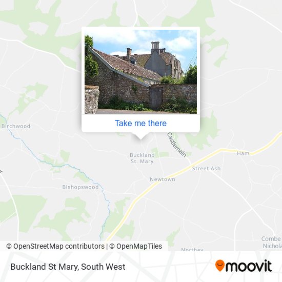 Buckland St Mary map