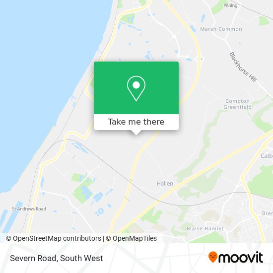 Severn Road map