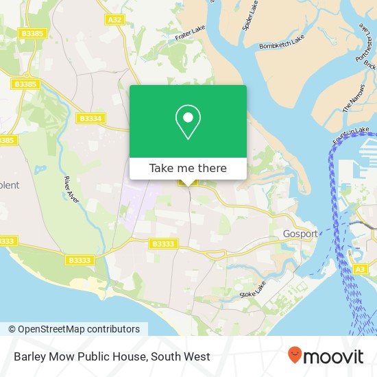 Barley Mow Public House map