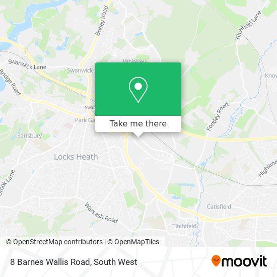 8 Barnes Wallis Road map