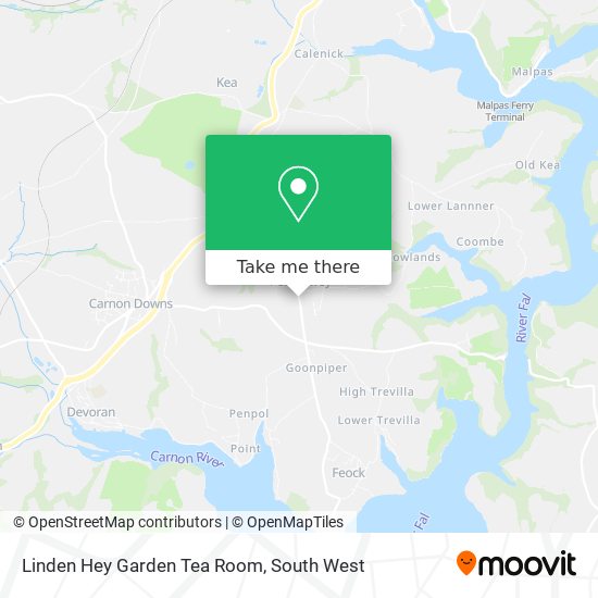Linden Hey Garden Tea Room map