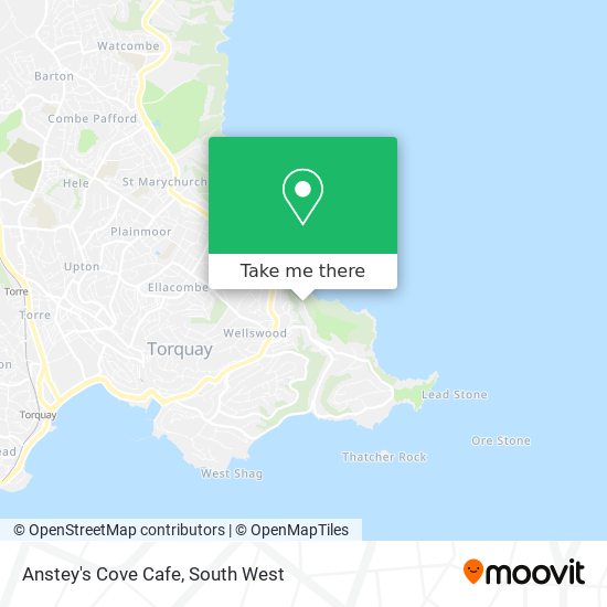 Anstey's Cove Cafe map