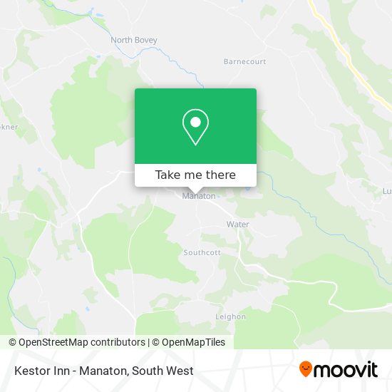 Kestor Inn - Manaton map