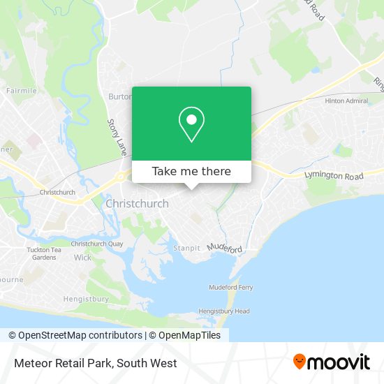 Meteor Retail Park map
