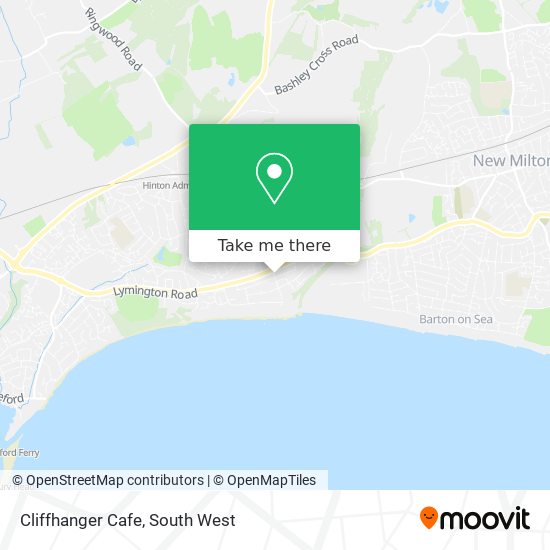 Cliffhanger Cafe map