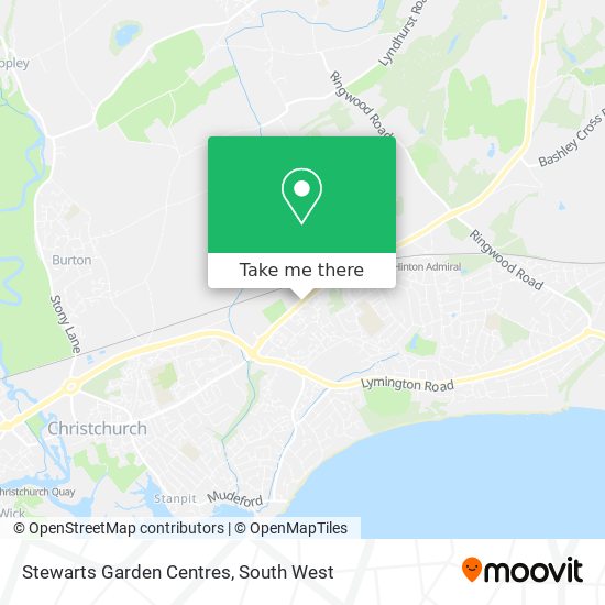 Stewarts Garden Centres map