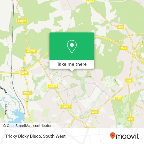 Tricky Dicky Disco, 37 Sinclair Road Southampton Southampton SO16 8GF map