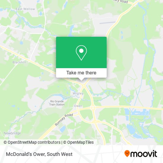 McDonald's Ower map