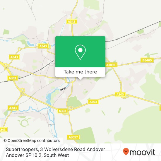 Supertroopers, 3 Wolversdene Road Andover Andover SP10 2 map