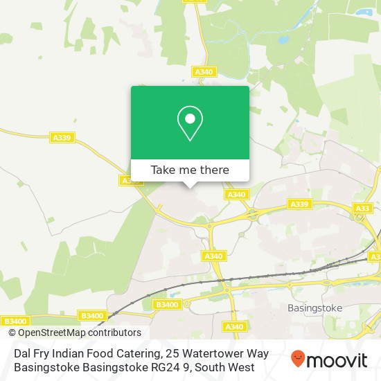 Dal Fry Indian Food Catering, 25 Watertower Way Basingstoke Basingstoke RG24 9 map