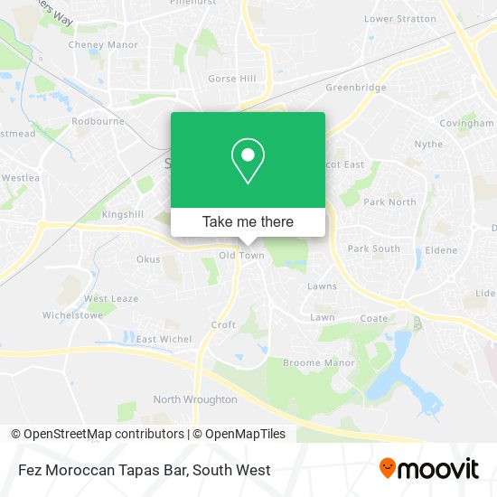 Fez Moroccan Tapas Bar map