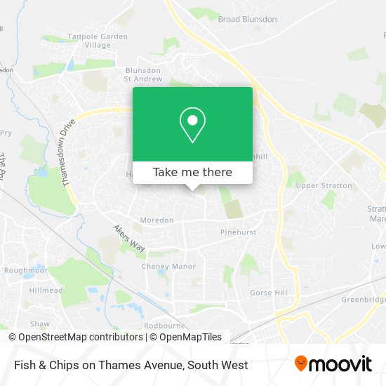 Fish & Chips on Thames Avenue map