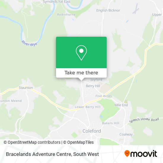 Bracelands Adventure Centre map