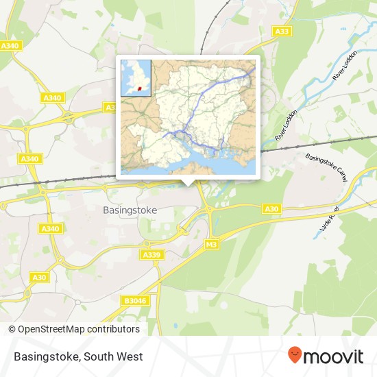 Basingstoke map