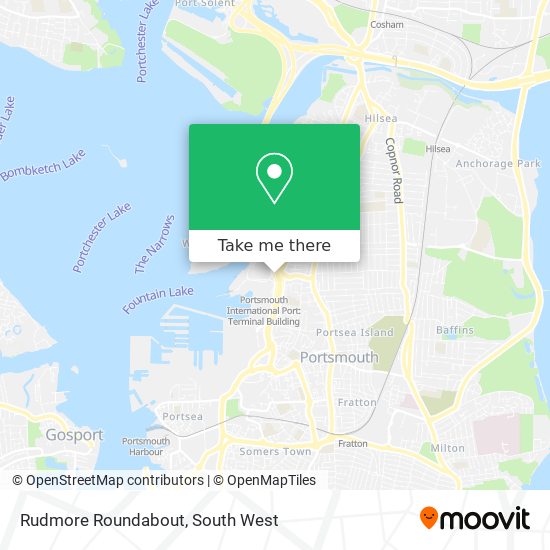 Rudmore Roundabout map