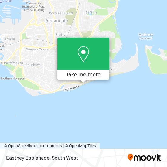 Eastney Esplanade map